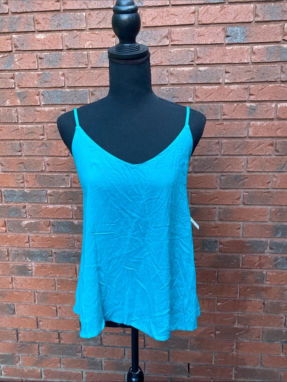 NWT Turquoise Spaghetti Strap Tank Top XS